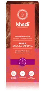 057 Khadi rostlinná barva HENNA, AMLA, JATROPHA