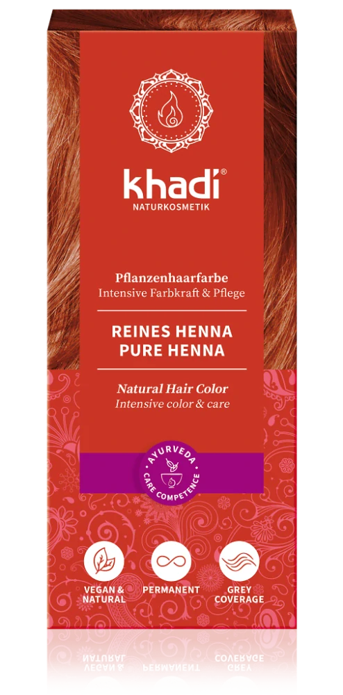 057 Khadi rostlinná barva ČISTÁ HENNA
