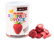 055 Křupavé ovoce  jahoda 50 g. 