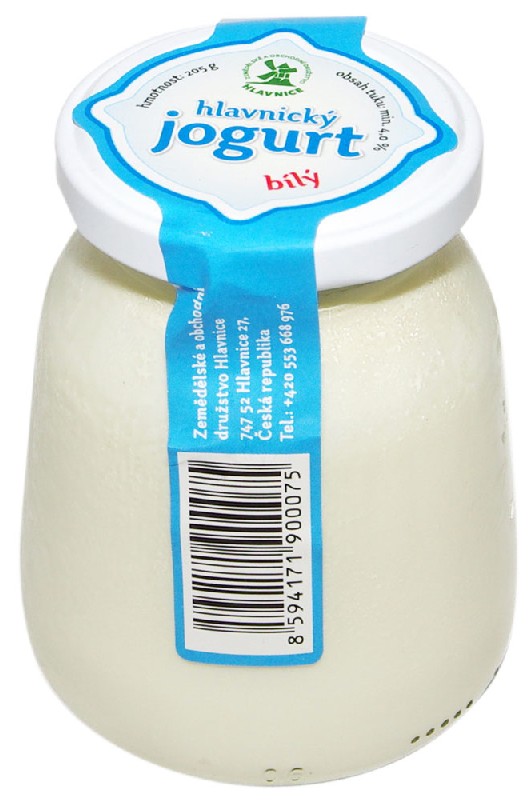 013 Jogurt bílý Hlavnice