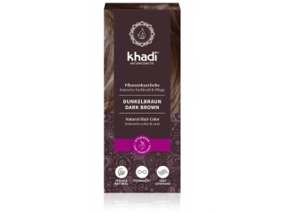 057 Khadi rostlinná barva TMAVĚ HNĚDÁ
